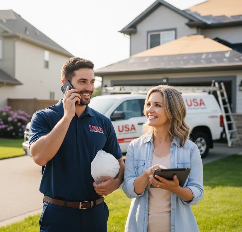 USA Roof Repair Experts customer support in Yuma